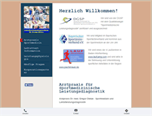 Tablet Screenshot of laktatleistungsdiagnostik.de